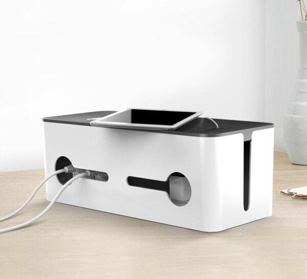 Ugreen Home Electronic Accessories Cable Organizer Box for Power Strip Storage USB Charger Cable Management High-capacity Box